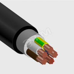 Кабель силовой ВВГнг(А)-LS 5х25 мк(N,PE)-0,66