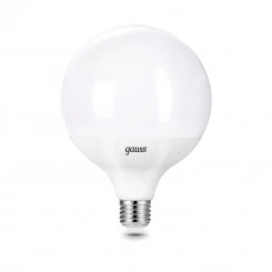 Лампа светодиодная LED 22 Вт 1900 лм 6500К AC150-265В E27 шар G125 холодная  Black Gauss