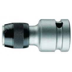 Переходник с быстрозажимным патроном для бит 1/4 C 6.3 хвостовик квадрат DR 3/8 43 мм. 784/B/1 Переходник с быстрозажимным патроном для бит 1/4 C 6.3 хвостовик квадрат DR 3/8 43 мм. 784/B/1