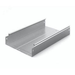 Металлический лоток неперфорированный 300х80х3000, толщина 0,8 мм, Сендзимир цинк