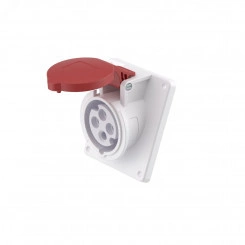 Розетка скрытой установки с наклоном IP44 16А 3P+E 400В Розетка скрытой установки с наклоном IP44 16А 3P+E 400В