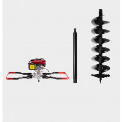 Спецкомплект FROZEN & ROCKY GroundDrill SET N16 (Бензобур GroundDrill-16 HERCULES + шнек Frozen Ground Drill 250 (800 мм) + удлинитель Extension 500 (50 см))