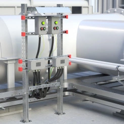 Рама монтажная, горячеоцинкованная , высота 1200 мм, ширина 600мм