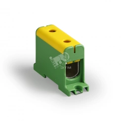 Клемма 1П желто-зеленая Al/Cu 35-150мм.кв Клемма 1П желто-зеленая Al/Cu 35-150мм.кв