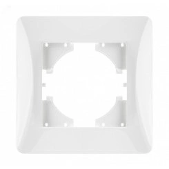 GUSI Ugra РАМКА 1-местная, цвет белый. GUSI Ugra РАМКА 1-местная, цвет белый.