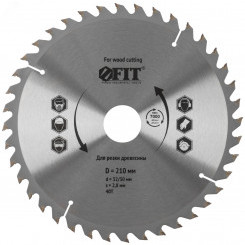 Диск пильный для циркулярных пил по дереву 210 х 32/30 х 40T