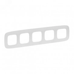 Valena ALLURE Рамка 5 постов белая универсальная