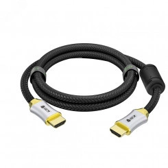 Кабель HDMI 2.0, Ultra HD 19М на 19М, 10 м., черный нейлон