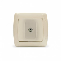 Маргарита розетка телевизионная одноместная с/у, оконечная, 75Ом, ч/д 4-2400Мгц, сл.кость (ivory) (еврослот) Маргарита розетка телевизионная одноместная с/у, оконечная, 75Ом, ч/д 4-2400Мгц, сл.кость (ivory) (еврослот)