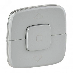 Valena ALLURE Лицевая панель для выключателя жалюзи и рольставней Алюминий Valena ALLURE Лицевая панель для выключателя жалюзи и рольставней Алюминий