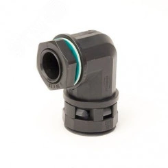 Монтажный комплект муфта 90 грд. труба-коробка DN 12 мм, М16х1,5, полиамид, цвет черный Монтажный комплект муфта 90 грд. труба-коробка DN 12 мм, М16х1,5, полиамид, цвет черный