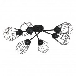 Светильник Кристаль 161 черн. муар НПБ 01-6х60-122 Е27  потолочный