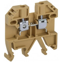 Клемма винтовая КВИ-2,5мм2 желтая Клемма винтовая КВИ-2,5мм2 желтая