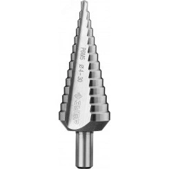 Сверло ступенчатое, 4-30мм, 14 ступеней, Профессионал Сверло ступенчатое, 4-30мм, 14 ступеней, Профессионал