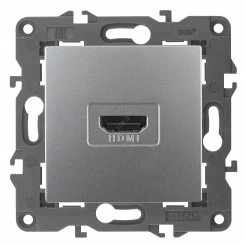 Розетка HDMI, Эра Elegance, алюминий, 14-3114-03 Розетка HDMI, Эра Elegance, алюминий, 14-3114-03