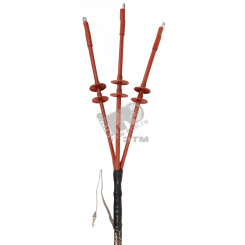 Муфта КНтп-10 3х35/50 без наконечника бумажная изоляция Муфта КНтп-10 3х35/50 без наконечника бумажная изоляция