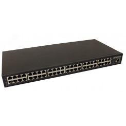 Инжектор PoE 24хRJ45 10/100/1000 Мб/с, 802.3af/at, до 30 Вт, AC 220В, DC 48В