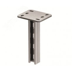 Подвес вертикальный двойной 41х21х200мм горячеоцинкованный Подвес вертикальный двойной 41х21х200мм горячеоцинкованный