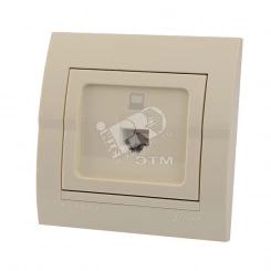 DERIY Розетка RJ45 крем