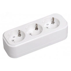 Розетка переносная разборная К03 3 места CLASSIC