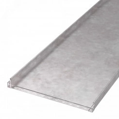 Лоток неперфорированный Стандарт INOX (AISI 409) 500х50х3000 (1,0 мм) (6 м/уп)