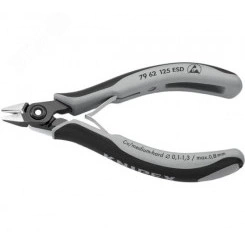 Прецизионные кусачки боковые для электроники антистатические ESD вороненые 125 мм Прецизионные кусачки боковые для электроники антистатические ESD вороненые 125 мм