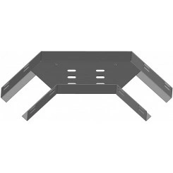 Лоток угловой перфорированный КГ 100х50 УХЛ1 поворот на 90 горячее цинкование S1.5 Лоток угловой перфорированный КГ 100х50 УХЛ1 поворот на 90 горячее цинкование S1.5