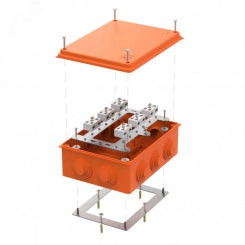 Коробка огнестойкая для о/п 40-0320-FR6.0-4-12-Р Е15-Е60 200х150х75 RAL2004 Промрукав (5 шт/уп)