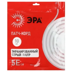 Патч корд F/UTP экранированный 10м категория 5e