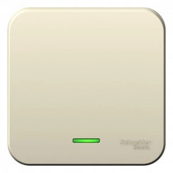 Выключатель BLANCA одноклавишный наружный (схема 1) с подсветкой и изоляционной пластиной 6а 250в молочный Выключатель BLANCA одноклавишный наружный (схема 1) с подсветкой и изоляционной пластиной 6а 250в молочный