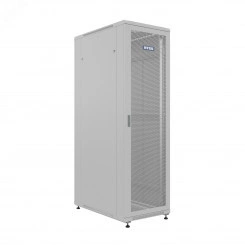 Шкаф напольный универсальный серверный R 47U 800х1000мм, 4 профиля 19, двери перфорированная и перфорированная двухстворчатая, боковые стенки съемные, регулируемые опоры, разобранный, серый RAL 7035 Шкаф напольный универсальный серверный R 47U 800х1000мм, 4 профиля 19, двери перфорированная и перфорированная двухстворчатая, боковые стенки съемные, регулируемые опоры, разобранный, серый RAL 7035