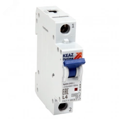Выключатель автоматический однополюсный 63А Z 6кА AC OptiDin BM63-1Z63-ОМ4-РЕГ Выключатель автоматический однополюсный 63А Z 6кА AC OptiDin BM63-1Z63-ОМ4-РЕГ