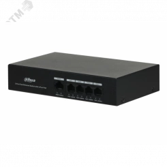 Коммутатор неуправляемый 6 портов RJ45 10 100 1000 Мб/с PoE 60Вт Коммутатор неуправляемый 6 портов RJ45 10 100 1000 Мб/с PoE 60Вт