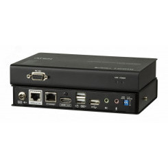 Удлинитель KVM 150 метров, HDMI, USB, аудио, 4096 x 2160