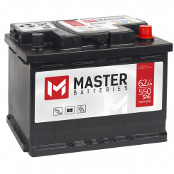 Аккумулятор автомобильный MASTER BATTERIES 62Ah R+