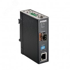 Медиаконвертер промышленный 1хRJ45, 1хSFP, 1 Гб/с, IP30