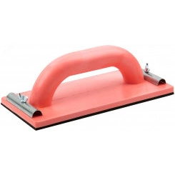 Терка д/нажд.бум. пластиковая с мет.прижимом 230х105 мм Терка д/нажд.бум. пластиковая с мет.прижимом 230х105 мм