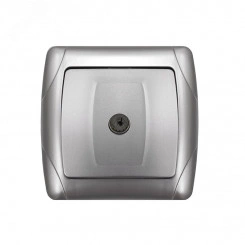 Маргарита розетка телевизионная одноместная с/у, оконечная, 75Ом, ч/д 4-2400Мгц, серебро (еврослот) Маргарита розетка телевизионная одноместная с/у, оконечная, 75Ом, ч/д 4-2400Мгц, серебро (еврослот)