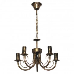 Светильник Рустика 254 черн. мат. зол. НСБ 01-5х60-126 Е14 ИУ