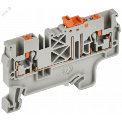 Колодка клеммная CP-DT измерит. нож. разм. 2,5мм2 серая IEK