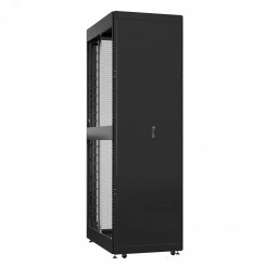 Шкаф серверный 52U 800х1200 передняя дверь: одностворчатая перфорированная IP20. задняя дверь: двустворчатая глухой металл IP51. боковые панели: без. цвет: черный RAL9005 