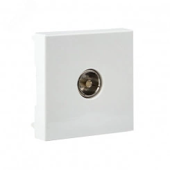 Розетка ТВ (ширина 2 модуля) Розетка ТВ (ширина 2 модуля)