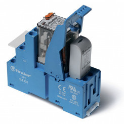 Модуль интерфейсный (сборка 55.34.8.024.0040 + 99.02.0.024.98 + 94.04SMA), электромеханическое реле, 4CO 7A, контакты AgNi, питание 24В AC, категория защиты IP20, винтовые клеммы, металлическая клипса, LED + варистор