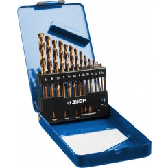 Набор сверл по металлу, 13шт(1.5-6.5мм), сталь Р6М5К5, класс А, кобальт