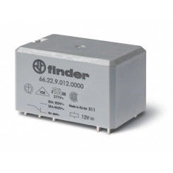 Реле силовое электромеханическое, монтаж в наконечники Faston 250 (6.3x0.8мм), 2NO 30A, контакты AgCdO, катушка 230В AC, влагозащита RTIII, УХЛ4, монтажный фланец, опции: нет Реле силовое электромеханическое, монтаж в наконечники Faston 250 (6.3x0.8мм), 2NO 30A, контакты AgCdO, катушка 230В AC, влагозащита RTIII, УХЛ4, монтажный фланец, опции: нет