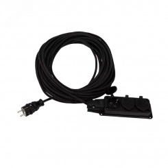 Удлинитель-шнур КГ 3х1.5, 20 м, 3 гнезда, морозостойкий, с/з, 16 А, 3500 Вт, IP44 REXANT