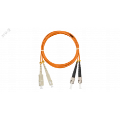 Шнур оптический переходной мм 50/125 OM2 SC/UPC-ST/UPC двойной LSZH 2мм