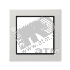 Рамка 1 пост светло-серая