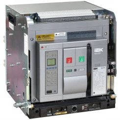 Воздушный автоматический выключатель переменного тока ВА77 выдвижного исполнения 3 полюса типоразмер F 85кА 4000А EA с набором аксессуаров: мотор привод катушка включения катушка отключения MASTER IEK