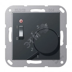 Накладка для регулятора температуры воздуха помещений Серия A500 Материал- термопласт Цвет- матовый антрацит Накладка для регулятора температуры воздуха помещений Серия A500 Материал- термопласт Цвет- матовый антрацит